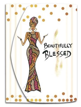 Beautifully Blessed -  Mini note pad by Cidne Wallace