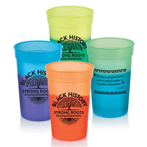 Black History Strong Roots - plastic cups