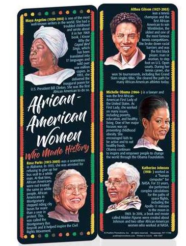 Black History bookmark - African American Women