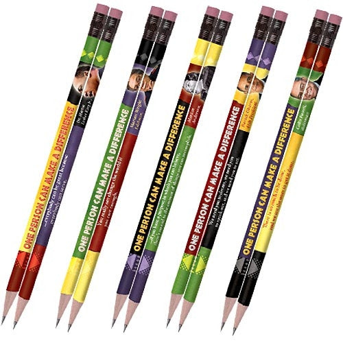 Black History Pencils (set of 10) - One Person Can Make A Difference