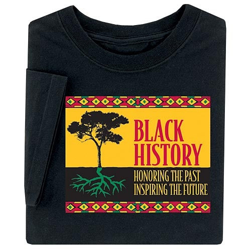 Black History t-shirt - Honoring The Past - youth