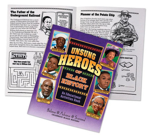 Black History activity book - Unsung Heroes