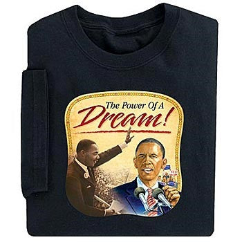 Black History t-shirt - The Power of a Dream - adult