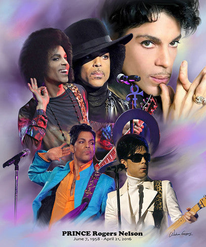 Prince Tribute - 24x20 print - Wishum Gregory