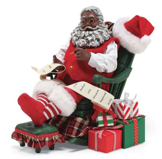 Santa Rockin Steady - African American Santa Claus