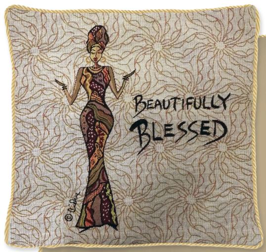Beautifully Blessed - cushion cover