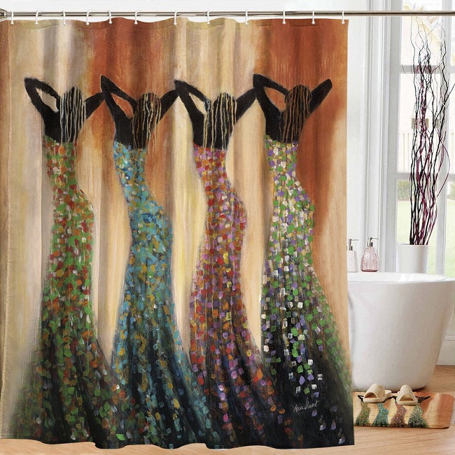 Dance of the Summer Solstice - shower curtain