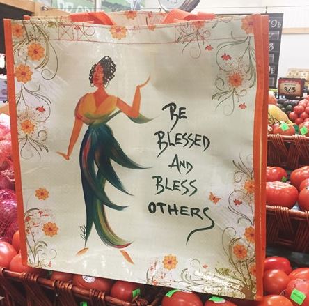 Be Blessed and Bless Others - shopping bag