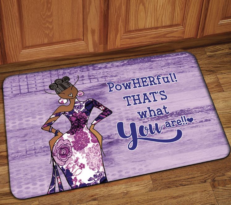 PowHerFul Thats What You Are - floor mat