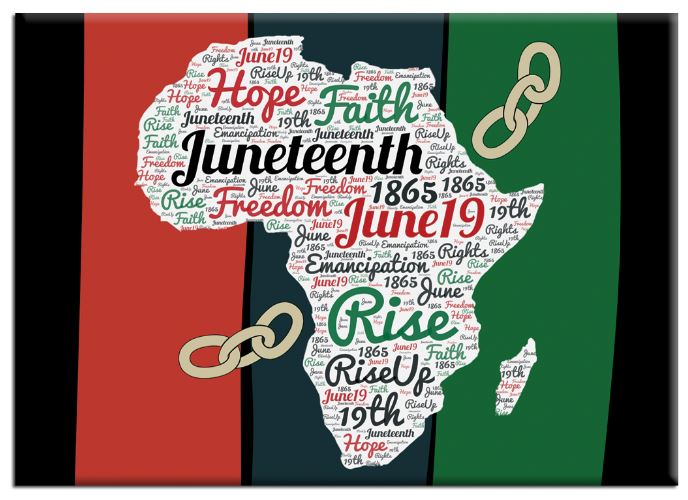 Juneteenth - Africa - magnet