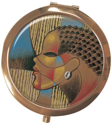 Composite of a Woman - mirror compact