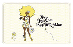 Bee Your Own Insp-Her-Ation - bathroom mat