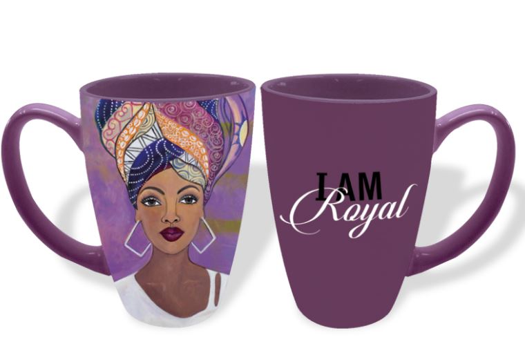 I Am Royal - latte mug