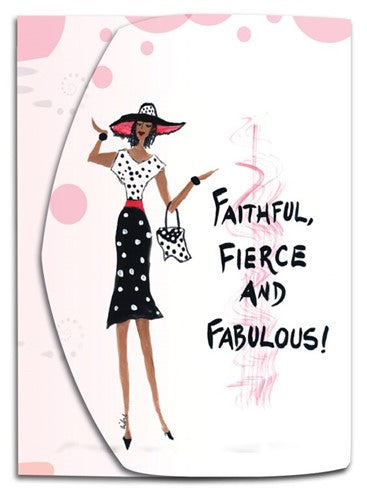 Faithful Fierce and Fabulous -  mini note pad