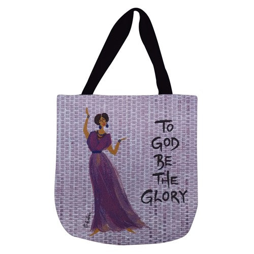 To God Be The Glory - tote bag