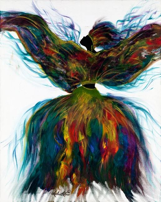 The Dancer - 24x30 - limited edition giclee - Selma Glass