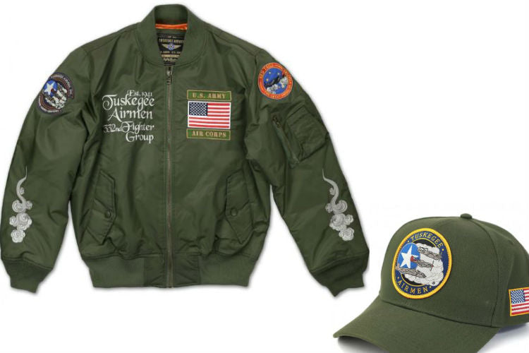 Tuskegee Airmen - bomber jacket - cap - OGN