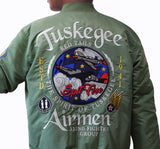Tuskegee Airmen - bomber jacket - TBJD-GRN