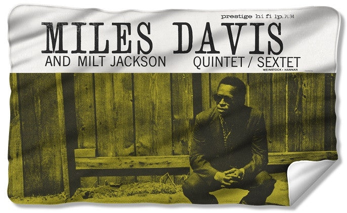 Miles Davis & Milt Jackson - fleece blanket