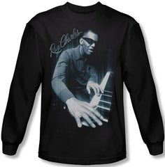 Ray Charles - Blues Piano - long sleeve t-shirt