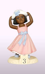 Birthday Girl - age 3 - figurine