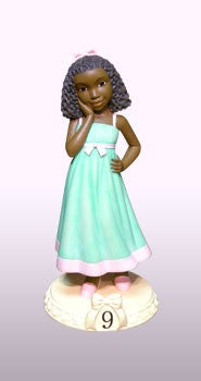 Birthday Girl - age 9 - figurine