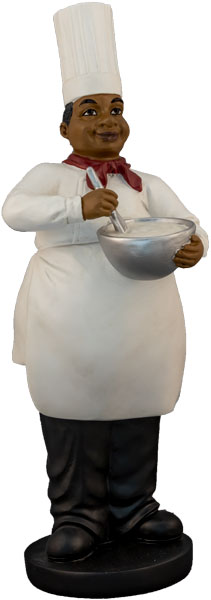 Chef with Spoon - kitchen figurines