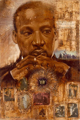 MLK Worth Dying 4 - 22x30 - giclee on canvas - WAK