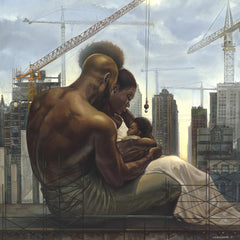 Rebuilding The Black Family - 28x25 limited edition print - WAK