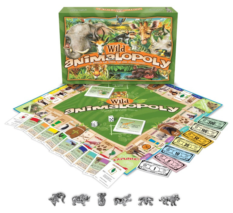 Wild Animal-opoly - boardgame