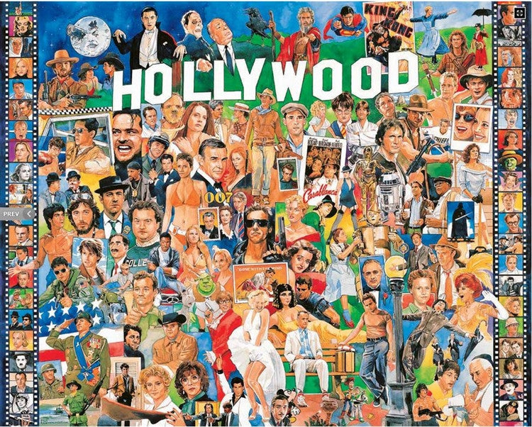 Hollywood 1000 piece jigsaw puzzle