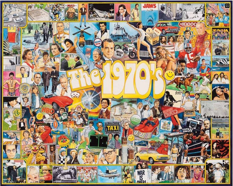 The 1970's 1000 piece jigsaw puzzle