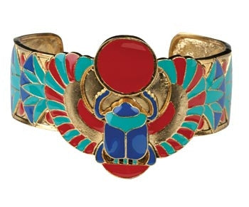 Winged Scarab Bracelet