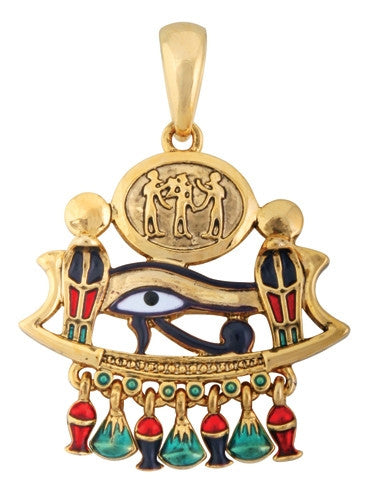 Eye of Horus Pendant - color