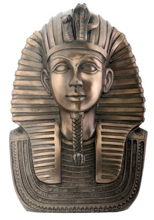 King Tut - 7" burial mask with bronze finish II