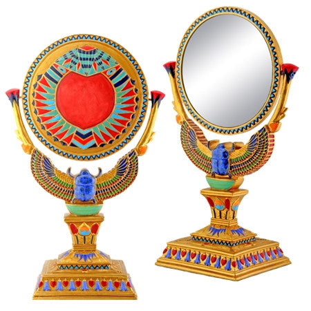 Winged Scarab Mirror