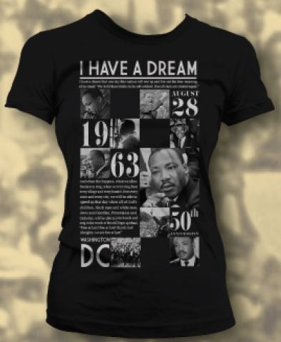 Martin Luther King Jr - 50th Anniversary - female t-shirt