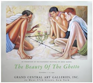 The Beauty of the Ghetto - 23x26 print - Ernie Barnes