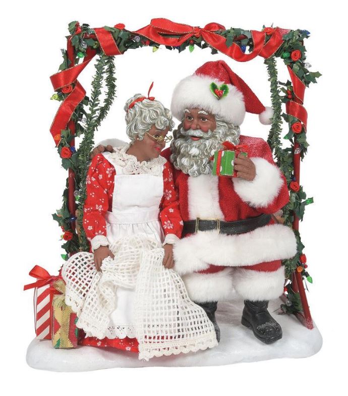 Garden Retreat - Black Mr & Mrs Santa