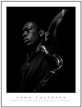 John Coltrane - 31x23 photo poster - Francis Wolff