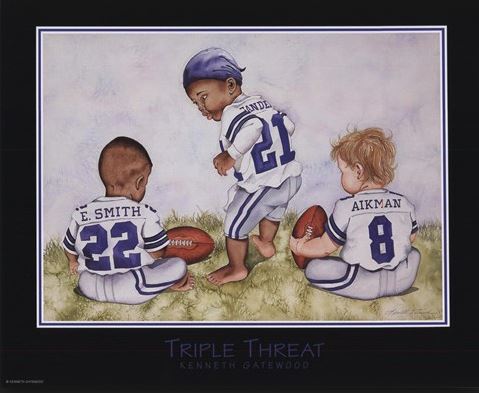 Triple Threat - 22x19 - print - Kenneth Gatewood
