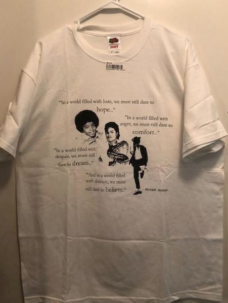 Michael Jackson quotes - t-shirt - XL