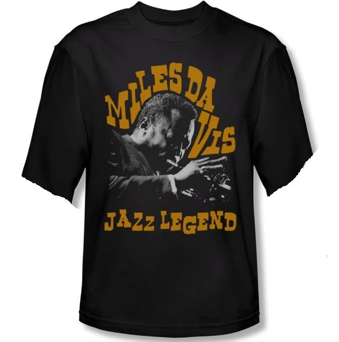 Miles Davis - Jazz Legend - short sleeve t-shirt