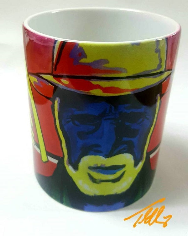 Colored Man mug - by Ted Ellis