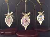 Ebony Visions - Nativity Scene - porcelain ornaments