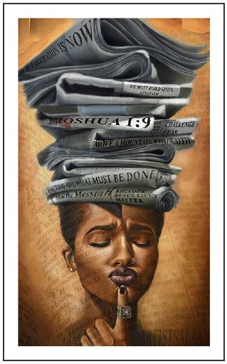 Liberated Thoughts - 26x16 print - Salaam Muhammad