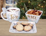 Season of Joy Christmas serving bowl - Peace