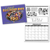 Black History Activity Book - calendar and crayons