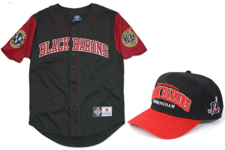 BBH Birmingham Black Barons - Negro League Jersey and Cap 4X